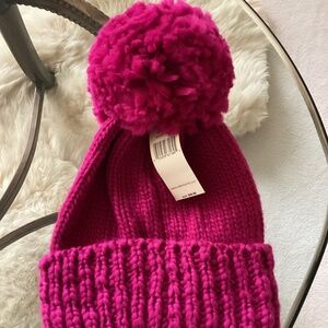 NWT, OSFA Pretty Pink Pom Hat